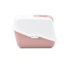 SAVIC Nestor White-Pink - Covered Cat Litter Box - 56x39x38.5 cm - 1 pc SAVIC Nestor White-Pink - Covered Cat Litter Box - 56x39x38.5 cm - 1 pc