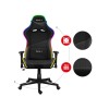 Huzaro Force 6.2 RGB PC gaming chair Bucket (cradle) seat Black Huzaro Force 6.2 RGB PC gaming chair Bucket (cradle) seat Black