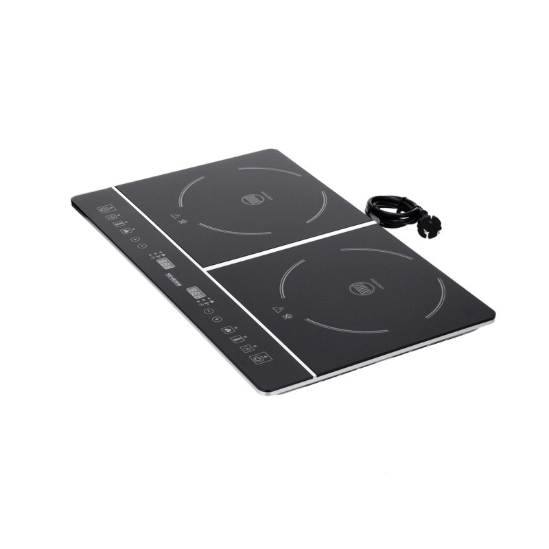 Severin DK 1031 hob Black Countertop Zone induction hob 2 zone(s) Severin DK 1031 hob Black Countertop Zone induction hob 2 zone(s)