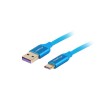 Lanberg CA-USBO-21CU-0010-BL USB cable USB 2.0 1 m USB A USB C Blue