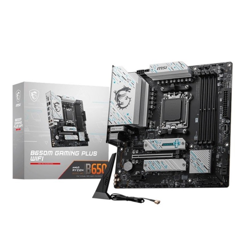 MSI B650M GAMING PLUS WIFI motherboard AMD B650 Socket AM5 micro ATX MSI B650M GAMING PLUS WIFI motherboard AMD B650 Socket AM5 micro ATX