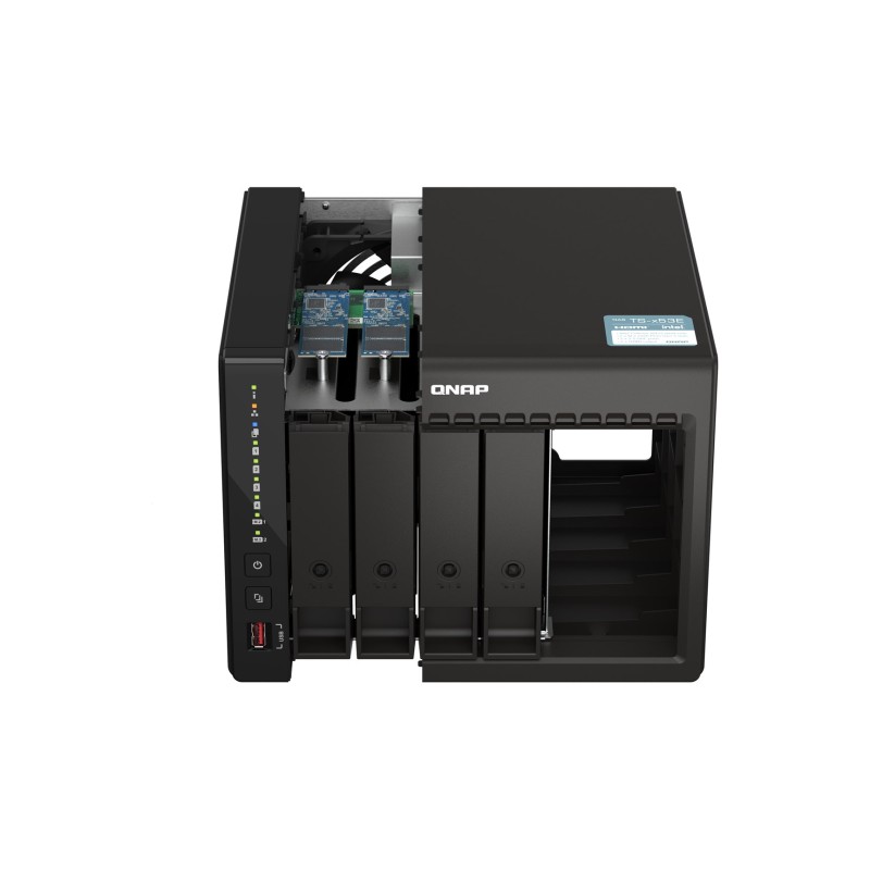 QNAP TS-453E NAS Tower Ethernet LAN Black J6412 QNAP TS-453E NAS Tower Ethernet LAN Black J6412