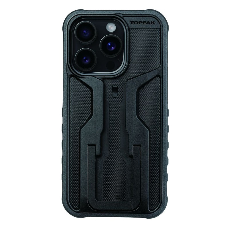 TOPEAK COVER RIDECASE FOR iPHONE 15 PRO BLACK/GRAY TOPEAK COVER RIDECASE FOR iPHONE 15 PRO BLACK/GRAY