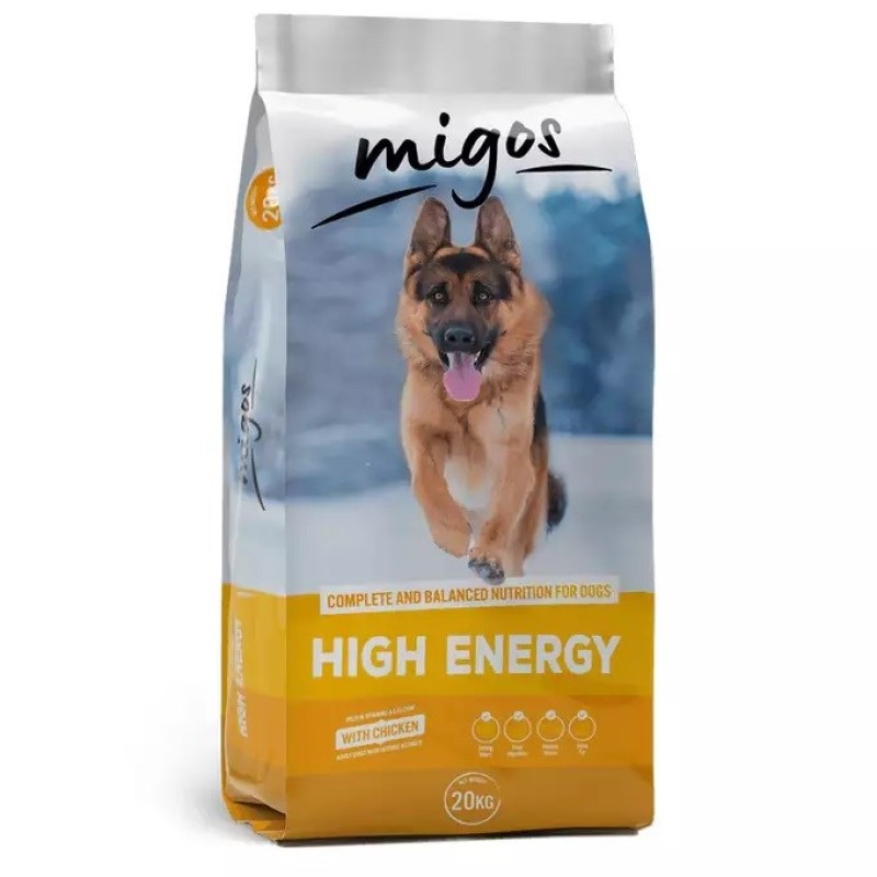 MIGOS High Energy Chicken - dry dog food - 20kg