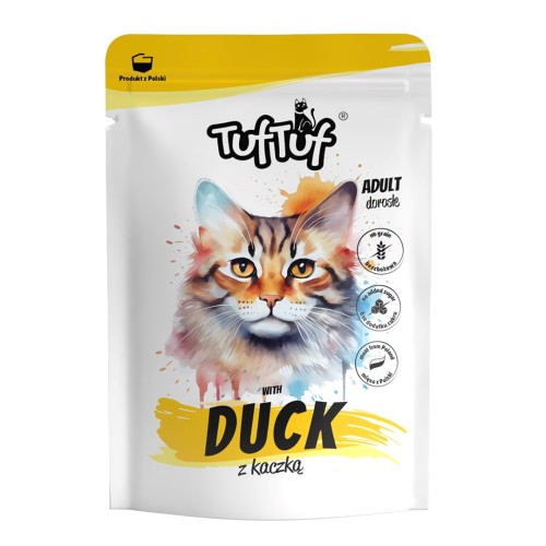 TUF TUF with duck - wet cat food - 300g TUF TUF with duck - wet cat food - 300g
