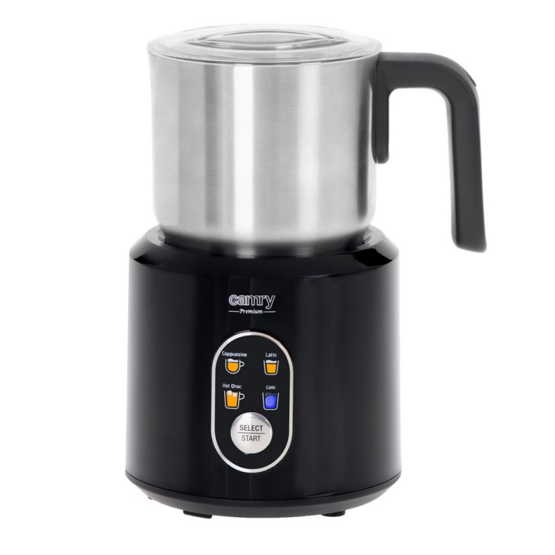 CAMRY CR 4498 automatic milk frother black, silver CAMRY CR 4498 automatic milk frother black, silver