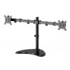 Gembird MS-D2ST-02 Monitor desk stand (rotate, tilt, swivel), 13”-32”, black