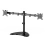 Gembird MS-D2ST-02 Monitor desk stand (rotate, tilt, swivel), 13”-32”, black