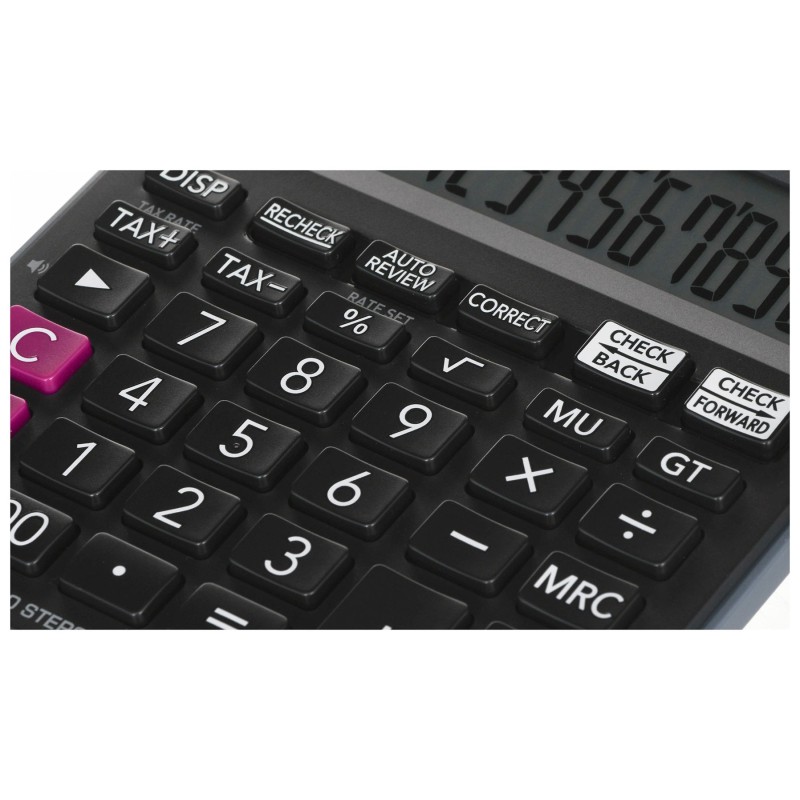 CASIO CALCULATOR OFFICE MJ-120D PLUS BLACK , 12 DIGIT DISPLAY CASIO CALCULATOR OFFICE MJ-120D PLUS BLACK , 12 DIGIT DISPLAY