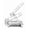 Gembird NBS-D1-03 laptop stand Silver 39.6 cm (15.6 Gembird NBS-D1-03 laptop stand Silver 39.6 cm (15.6