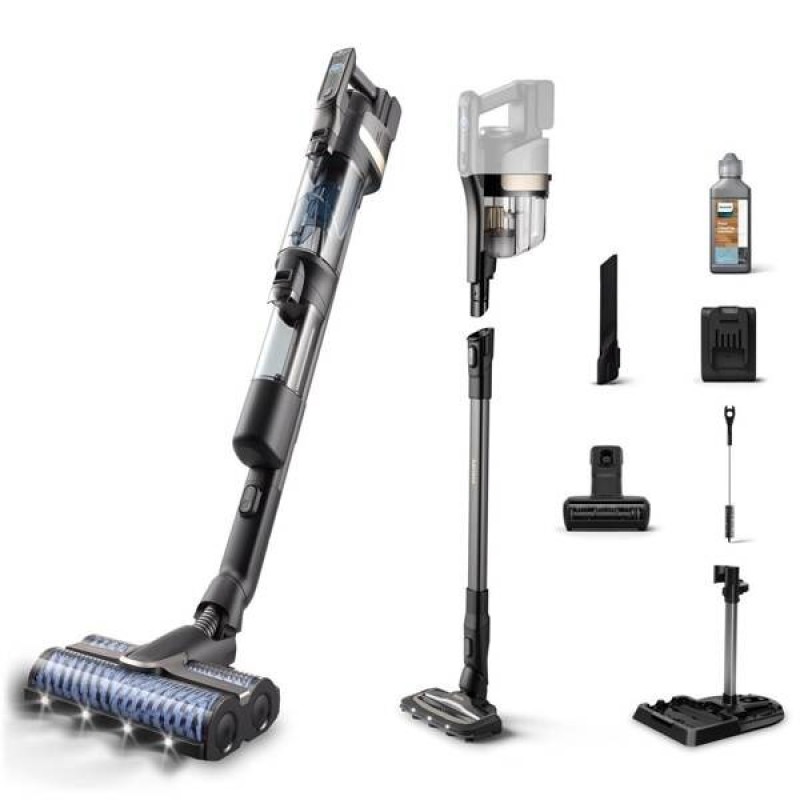 Philips XW9463/11 stick vacuum/electric broom 2-in-1 stick vacuum Battery Dry&wet Bagless Black Philips XW9463/11 stick vacuum/electric broom 2-in-1 stick vacuum Battery Dry&wet Bagless Black
