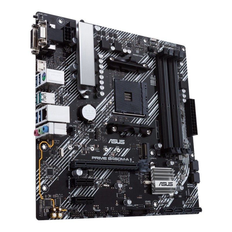 ASUS PRIME B450M-A II Socket AM4 micro ATX AMD B450 ASUS PRIME B450M-A II Socket AM4 micro ATX AMD B450