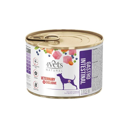 4VETS Natural Gastro Intestinal Dog - wet dog food - 185 g 4VETS Natural Gastro Intestinal Dog - wet dog food - 185 g
