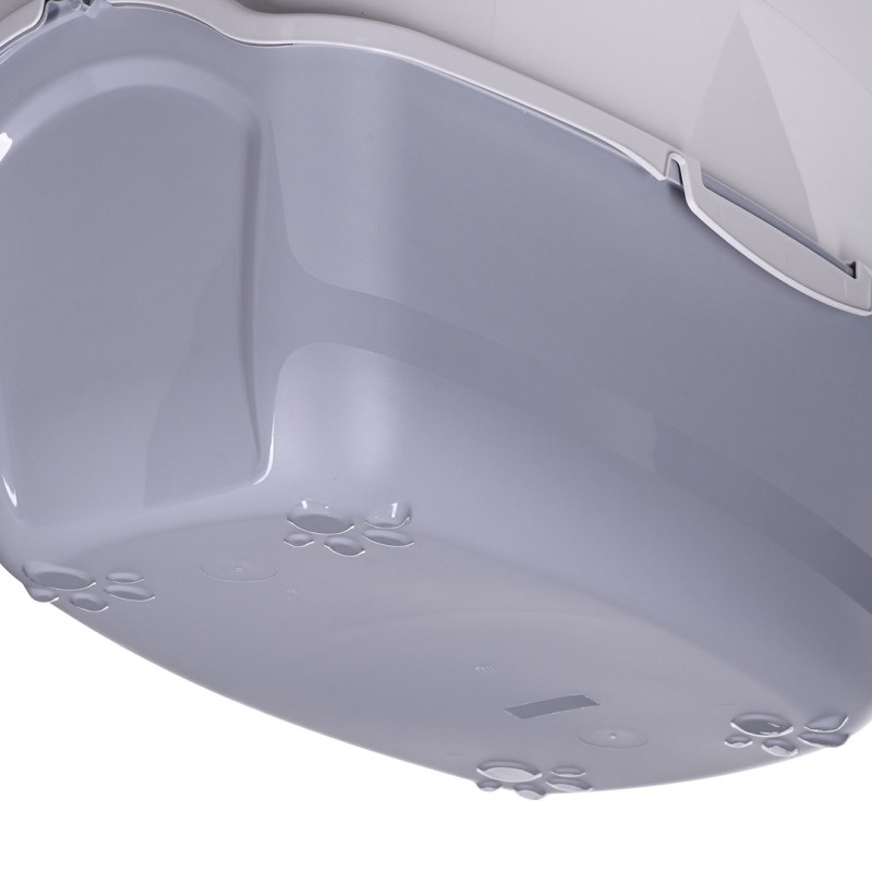 DIAMENTIQ BAYA whie/light grey - cat litter box - 55,5 x 40 x 38,7 cm DIAMENTIQ BAYA whie/light grey - cat litter box - 55,5 x 40 x 38,7 cm