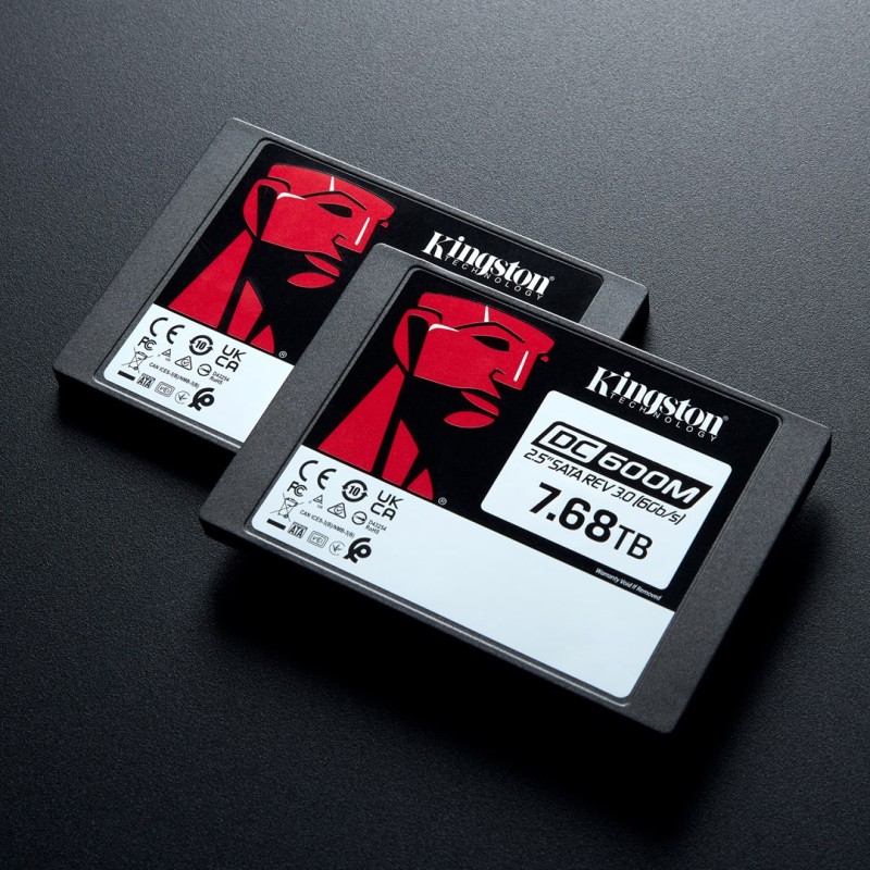 Kingston Technology 7680G DC600M (Mixed-Use) 2.5” Enterprise SATA SSD Kingston Technology 7680G DC600M (Mixed-Use) 2.5” Enterprise SATA SSD