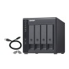 QNAP TR-004 storage drive enclosure HDD/SSD enclosure Black 2.5/3.5 QNAP TR-004 storage drive enclosure HDD/SSD enclosure Black 2.5/3.5