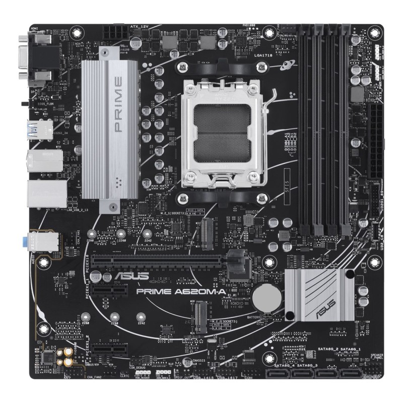 ASUS PRIME A620M-A-CSM AMD A620 Socket AM5 micro ATX ASUS PRIME A620M-A-CSM AMD A620 Socket AM5 micro ATX