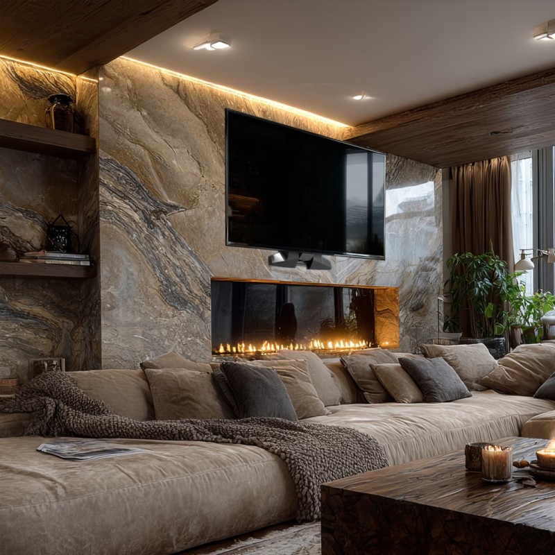 Maclean MC-891 Electric TV Wall Mount Bracket with Remote Control Height Adjustment 37'' - 70 Maclean MC-891 Electric TV Wall Mount Bracket with Remote Control Height Adjustment 37'' - 70