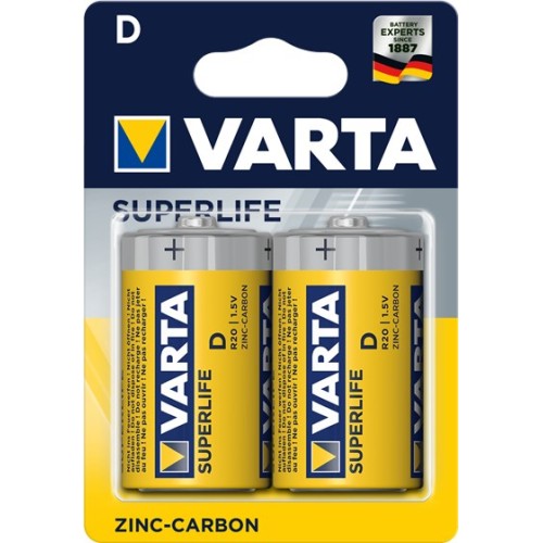 Varta R20 D household battery Zinc-carbon Varta R20 D household battery Zinc-carbon