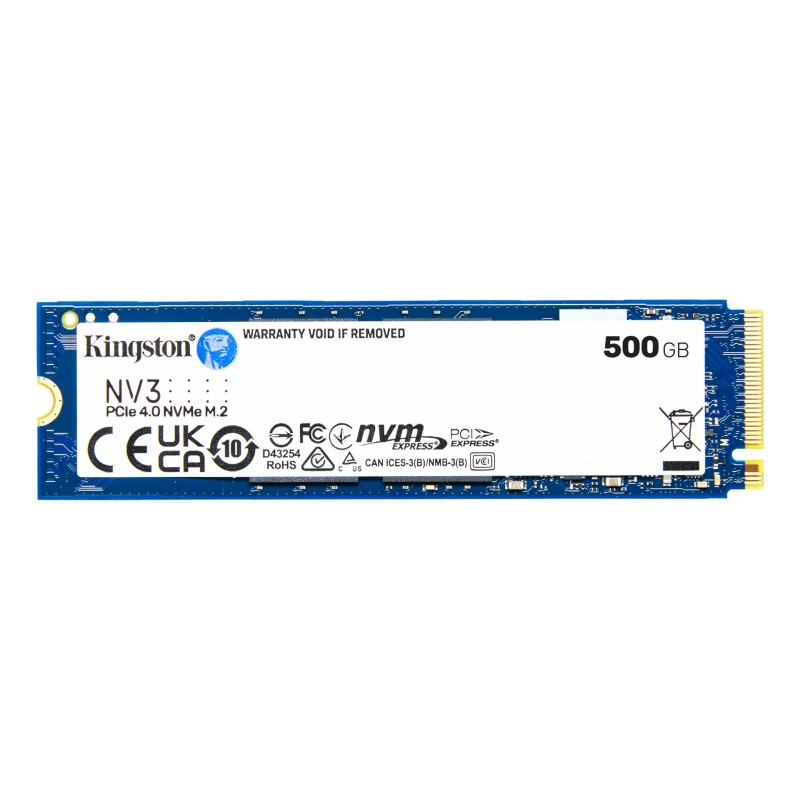 Kingston Technology 500G NV3 M.2 2280 NVMe SSD Kingston Technology 500G NV3 M.2 2280 NVMe SSD