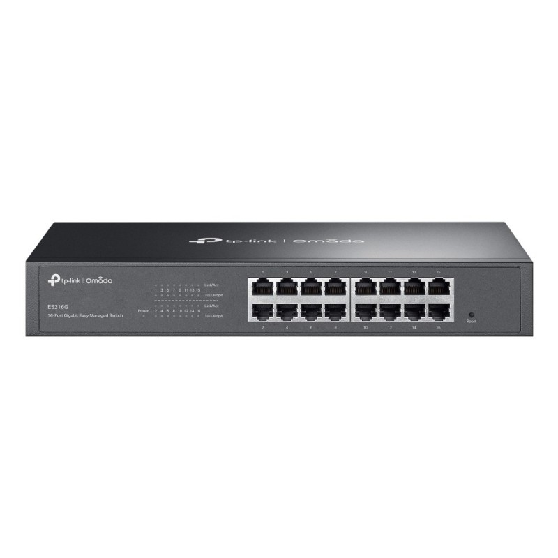 TP-Link Omada ES216G network switch Managed L2 Gigabit Ethernet (10/100/1000) Black