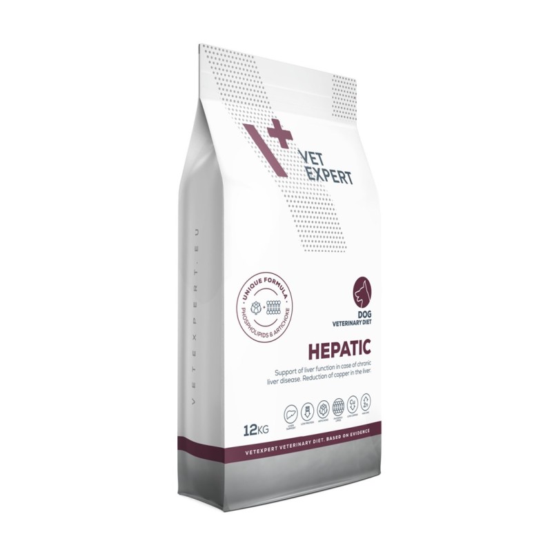 VET EXPERT Veterinary Diet Hepatic Dog - dry dog food - 12kg VET EXPERT Veterinary Diet Hepatic Dog - dry dog food - 12kg