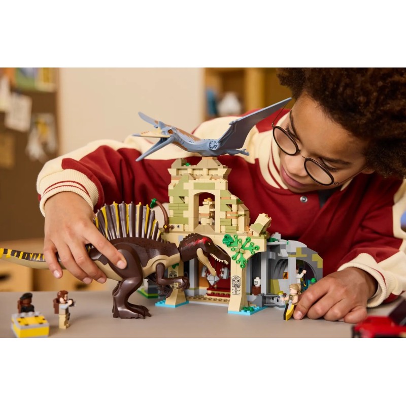 LEGO JURASSIC WORLD 76976 Spinosaurus & Quetzalcoatlus Air Mission
