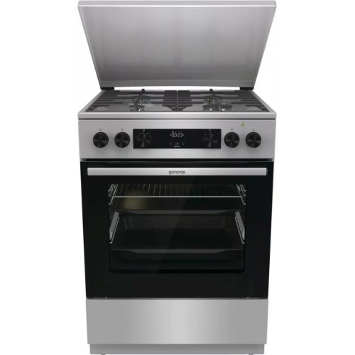 Gorenje GKS6C71XF Freestanding cooker with oven Silver Gorenje GKS6C71XF Freestanding cooker with oven Silver