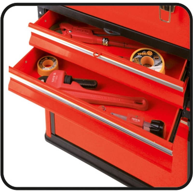 Yato YT-09107 small parts/tool box Metal Black, Red Yato YT-09107 small parts/tool box Metal Black, Red