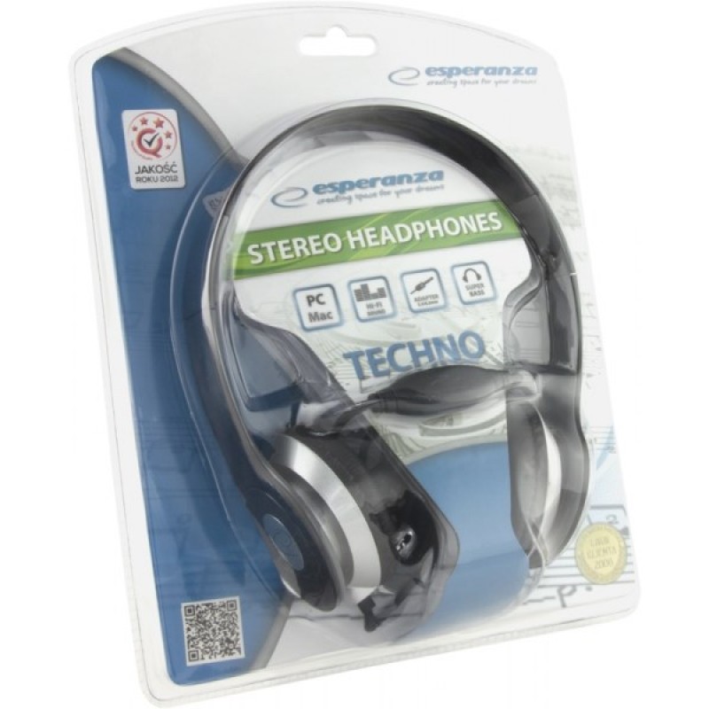 Esperanza EH145K headphones/headset Wired Head-band Music Black Esperanza EH145K headphones/headset Wired Head-band Music Black