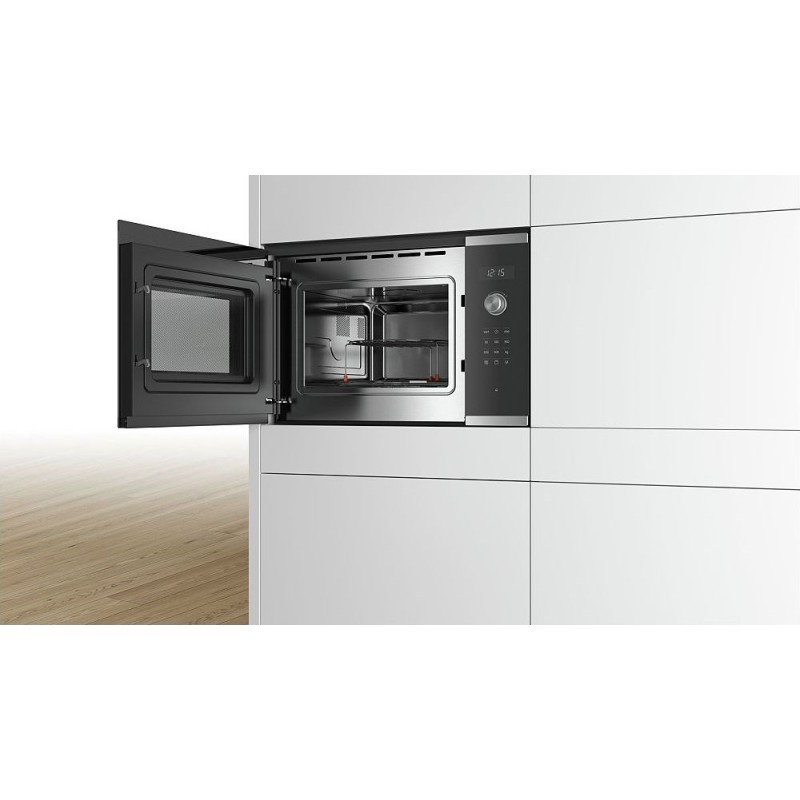 Bosch Serie 6 BEL554MB0 microwave Built-in Combination microwave 25 L 900 W Black, Stainless steel Bosch Serie 6 BEL554MB0 microwave Built-in Combination microwave 25 L 900 W Black, Stainless steel