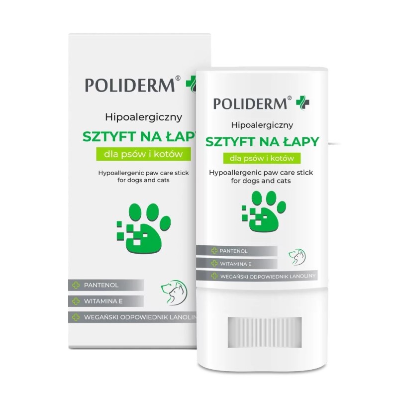 POLIDERM hypoallergenic paw stick for dog and cat – 14.5g POLIDERM hypoallergenic paw stick for dog and cat – 14.5g