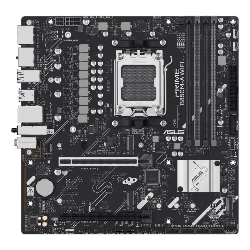 ASUS PRIME B850M-A WIFI AMD B850 Socket AM5 micro ATX ASUS PRIME B850M-A WIFI AMD B850 Socket AM5 micro ATX