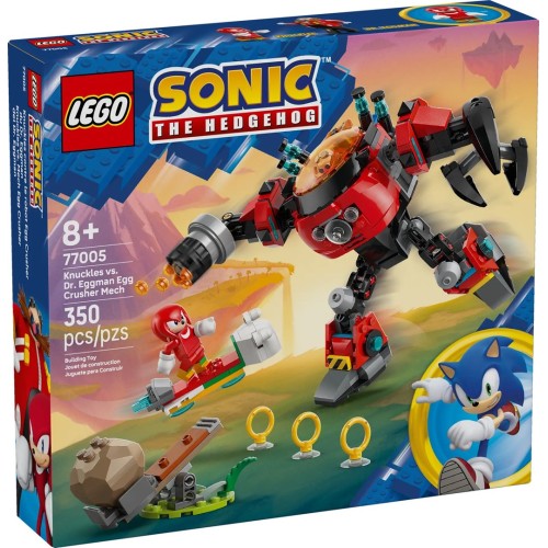 LEGO SONIC THE HEDGEHOG 77005 Knuckles vs. Dr. Eggman Egg Crusher Mech LEGO SONIC THE HEDGEHOG 77005 Knuckles vs. Dr. Eggman Egg Crusher Mech