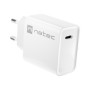 NATEC NETWORK CHARGER RIBERA USB-C 20W PD WHITE
