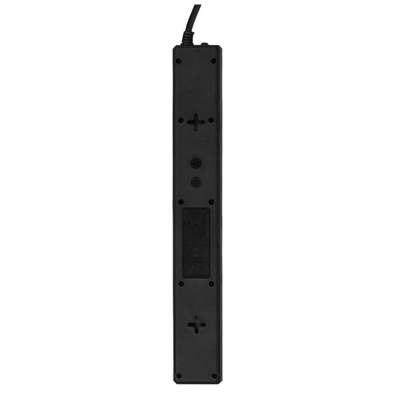 Ever Optima 3m Black 6 AC outlet(s) 250 V Ever Optima 3m Black 6 AC outlet(s) 250 V