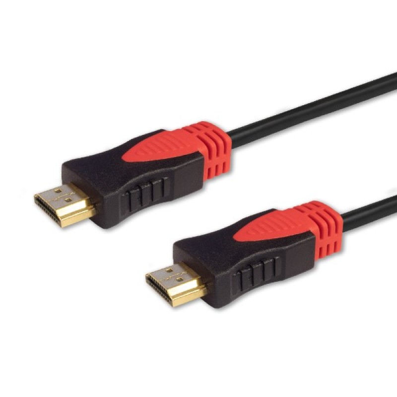 Savio CL-95 HDMI cable 1,5 m HDMI Type A (Standard) Black,Red Savio CL-95 HDMI cable 1,5 m HDMI Type A (Standard) Black,Red