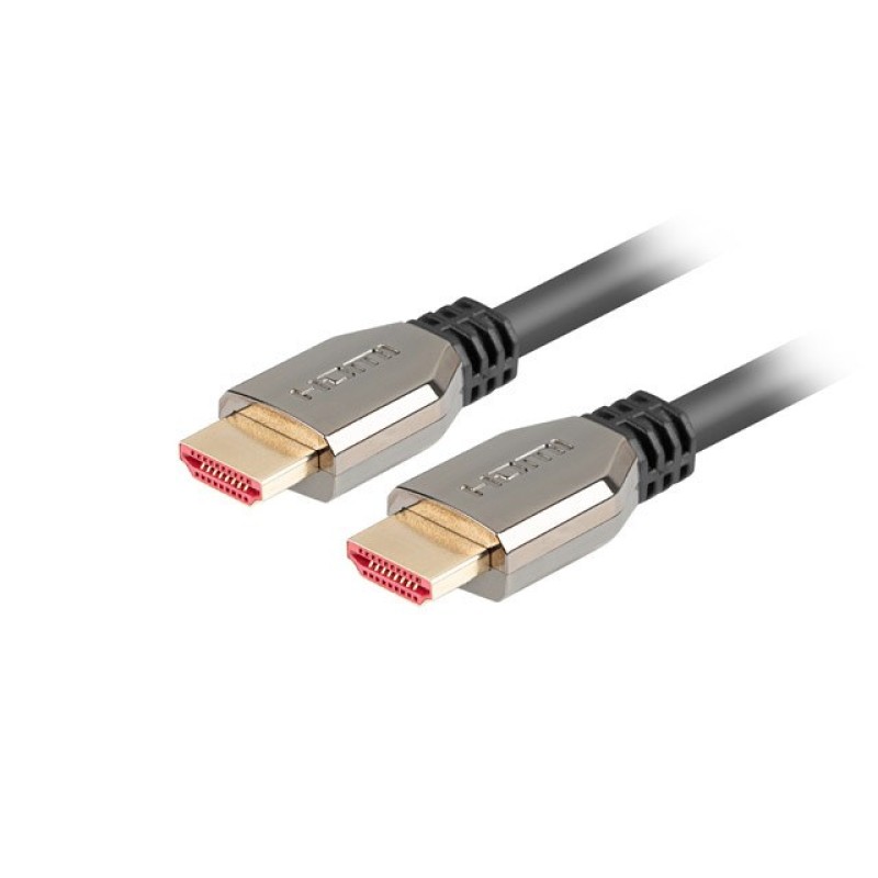 Lanberg CA-HDMI-30CU-0005-BK cable HDMI 0.5 m HDMI Type A (Standard) 8K 60Hz Lanberg CA-HDMI-30CU-0005-BK cable HDMI 0.5 m HDMI Type A (Standard) 8K 60Hz