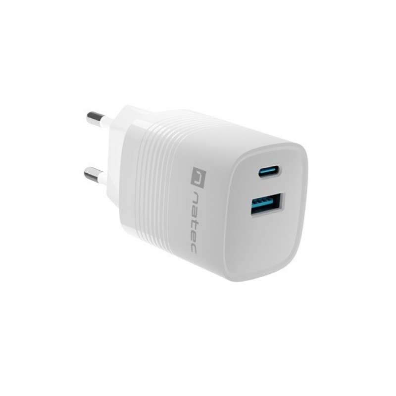 NATEC CHARGER NATEC RIBERA GAN 1X USB-A + 1X USB-C