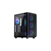 MSI MAG FORGE M100A computer case Micro Tower Black, Transparent