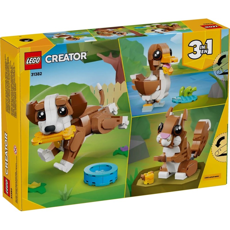 LEGO CREATOR 3 IN 1 31382 Cute Animals: Playful Puppy Dog