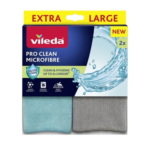 Universal cloth with enzymes Vileda Pro Clean 2 pcs. Universal cloth with enzymes Vileda Pro Clean 2 pcs.