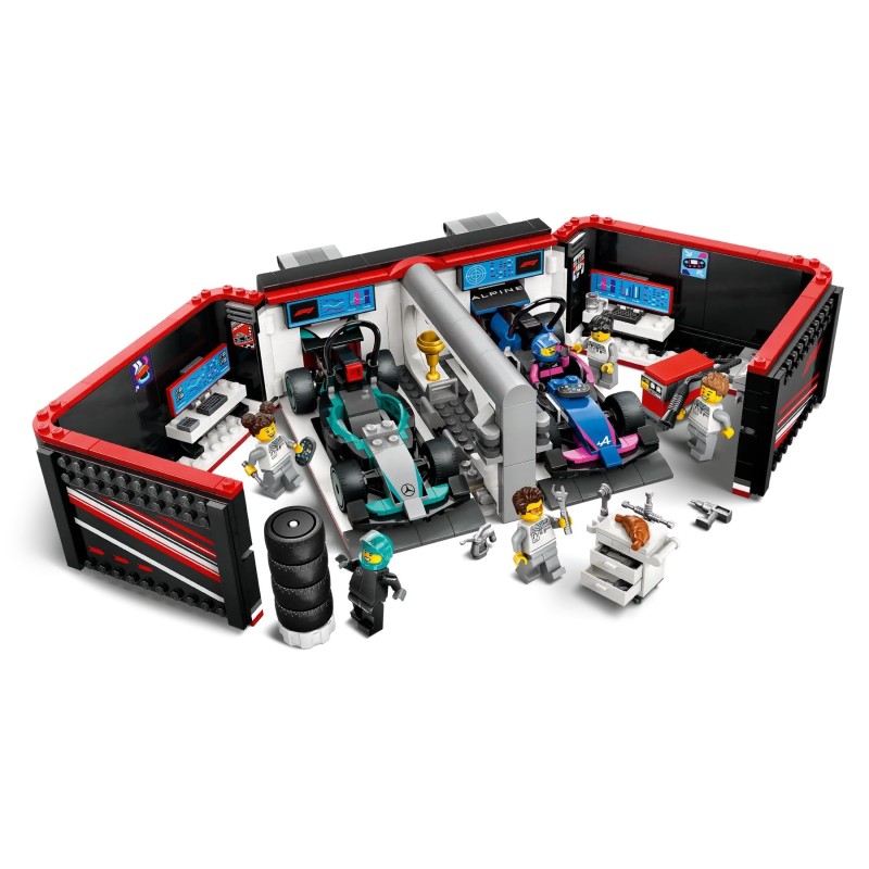 LEGO CITY 60444 F1 Garage & Mercedes-AMG & Alpine Cars LEGO CITY 60444 F1 Garage & Mercedes-AMG & Alpine Cars