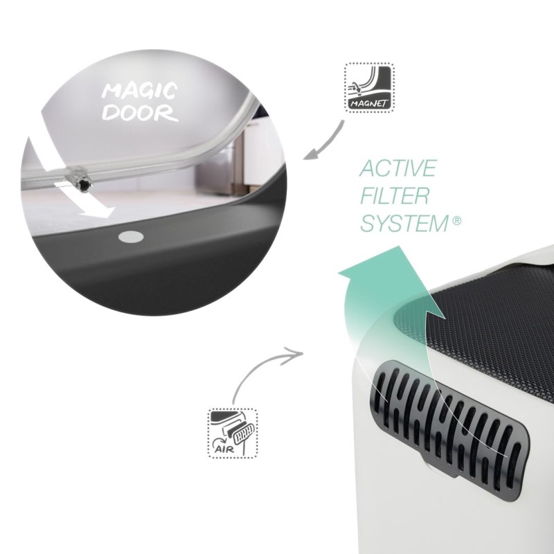 ROTHO Biala White - cat litter box ROTHO Biala White - cat litter box