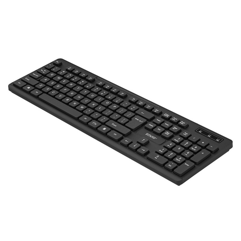 Savio KB-02 keyboard Home/Office USB QWERTY Black Savio KB-02 keyboard Home/Office USB QWERTY Black