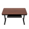 ACTIVEJET desk with electric height adjustment 140x70 ET119W-C black/walnut ACTIVEJET desk with electric height adjustment 140x70 ET119W-C black/walnut
