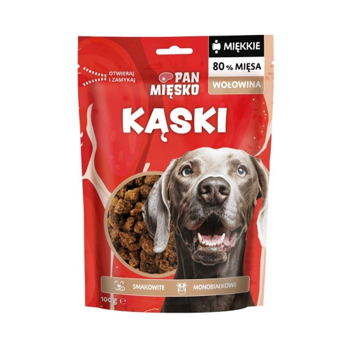 PAN MIĘSKO Beef chunks - dog treat - 100g PAN MIĘSKO Beef chunks - dog treat - 100g