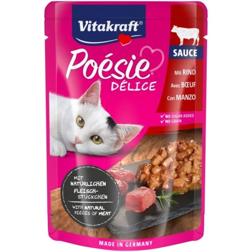 VITAKRAFT POESIE DELICE beef - wet cat food - 85 g VITAKRAFT POESIE DELICE beef - wet cat food - 85 g