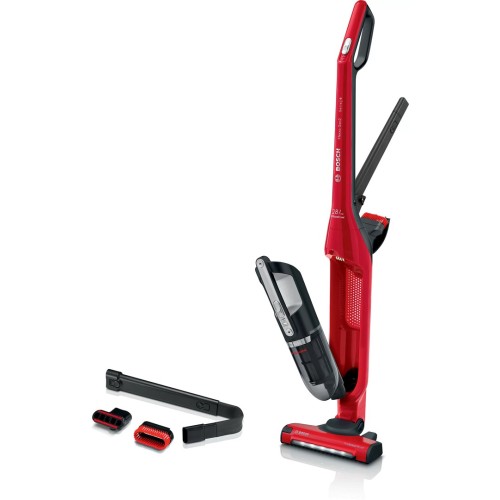 Bosch Serie 4 BBH3ZOO28 stick vacuum/electric broom Battery Dry Bagless 0.4 L Red 2.15 Ah Bosch Serie 4 BBH3ZOO28 stick vacuum/electric broom Battery Dry Bagless 0.4 L Red 2.15 Ah