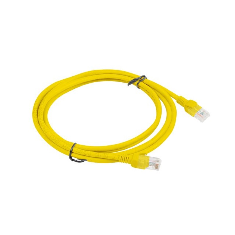 PATCHCORD KAT.5E UTP 2M ŻÓŁTY FLUKE PASSED LANBERG 10-PACK PATCHCORD KAT.5E UTP 2M ŻÓŁTY FLUKE PASSED LANBERG 10-PACK